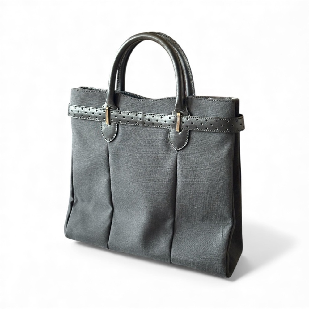 Gucci Tom Ford Era black Canvas and Leather Tote bag like new - Picture 3 of 16